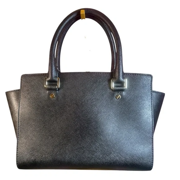 MICHAEL Michael Kors Black Satchel - Picture 3 of 16